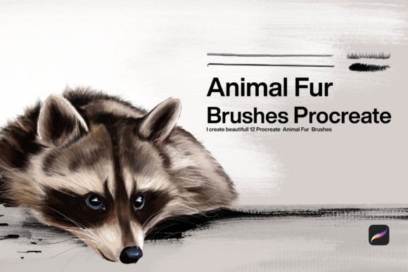 10 Animal Fur Brushes for Procreate