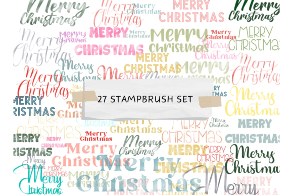 Elevate Your Holiday Designs with Merry Christmas Brushes for Procreate