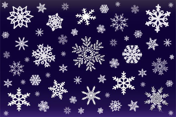 Elevating Digital Art with Precision Winter Snowflake Photoshop Brushes