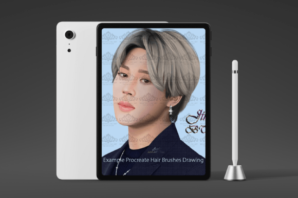 Evaluating the 21 iPad Hair Brushes for Procreate Digital Pack