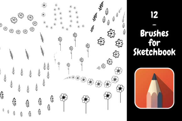 Floral Brushes for Autodesk Sketchbook
