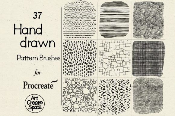 Integrating Hand Drawn Patterns Procreate Brushes into Your Digital Design Workflow