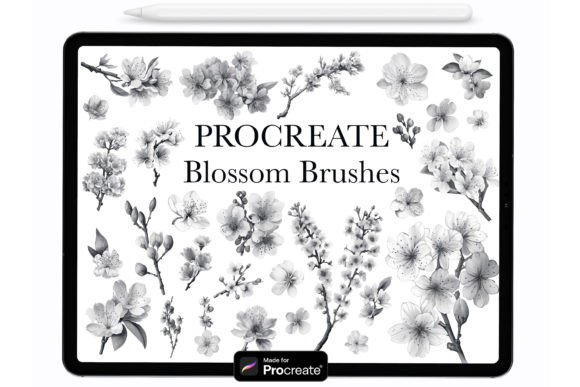 Mastering Digital Botany with Procreate Floral Blossom Stamp Brushes