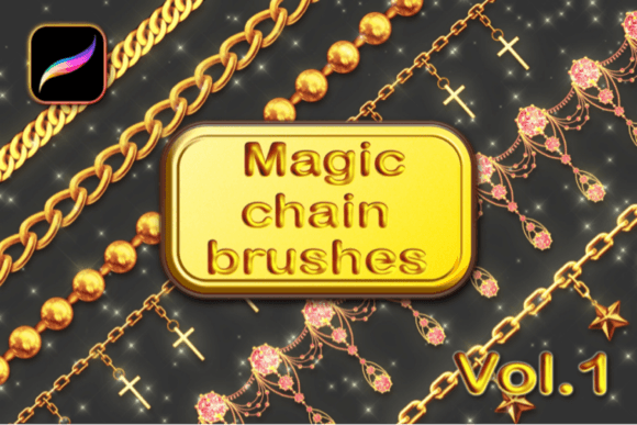 Mastering Metallic Detail: A Deep Dive into Magic Chain Brushes Vol.1 for Procreate
