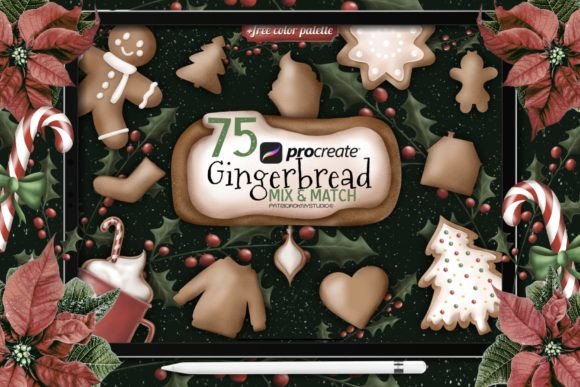 Procreate Gingerbread Creator Brushes