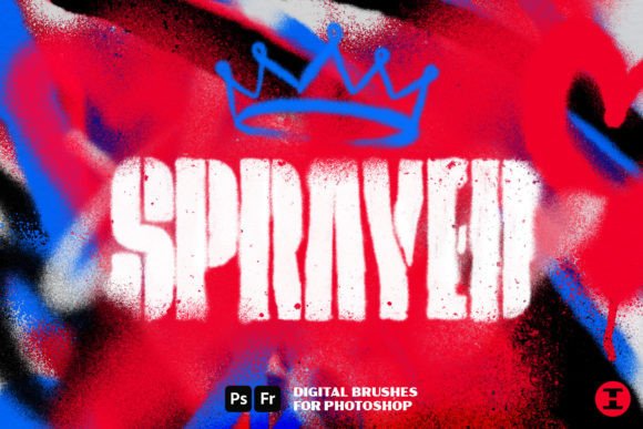 Sprayed Photoshop Brushes: Bringing Authentic Street Art Texture to Digital Design