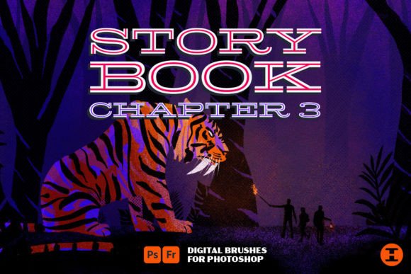 Unleashing Raw Texture: A Deep Dive into Storybook Ch. 3 Photoshop Brushes